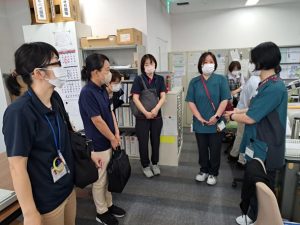 学習・研修部会　介護支援専門員連絡会 幹事メンバーで新両津病院見学会を